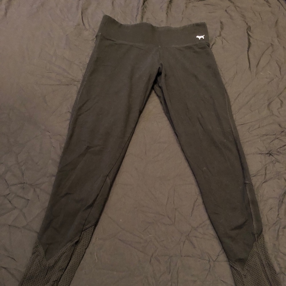 VS PINK Yoga Legging w/ Mesh Panel, SM